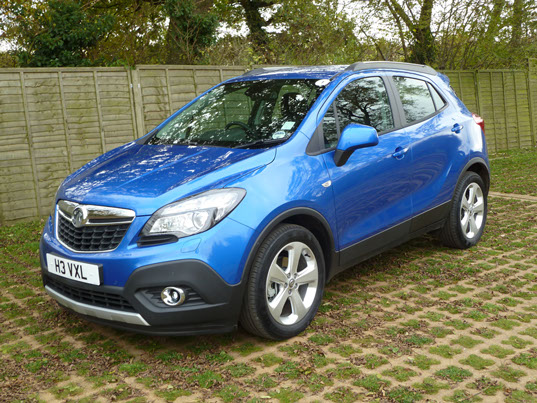 The new Vauxhall Mokka is strikingly styled and comes as standard with 18 inch sports wheels.