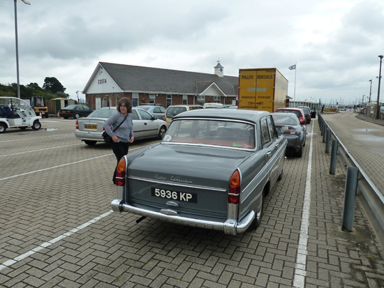 We have travelled to the Island both by Red Funnel and Wightlink. In each case have found the crossings very pleasant, with helpful staff. On this occasion we joined the line-up of cars waiting to board at Lymington (Wightlink crossing).