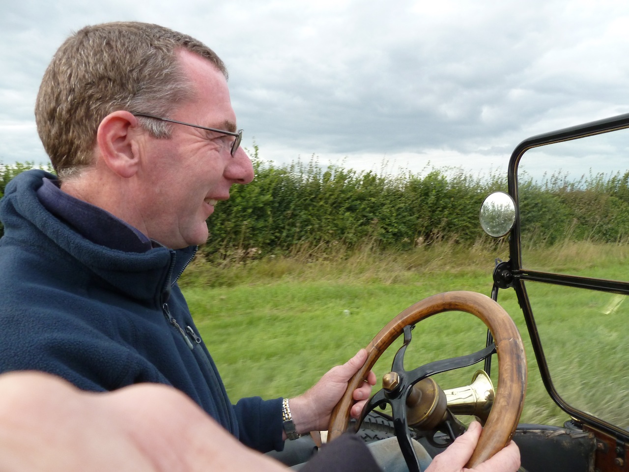 Pat o'Donovan at the wheel of his magnificent Model T.