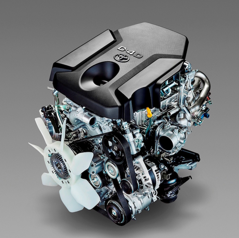 Toyota Hilux new D-4D 2.4-litre diesel engine copy