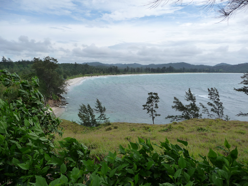 A beautiful and deserted bay adjacent to the Tip of Borneo.